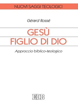 cover image of Gesù figlio di Dio